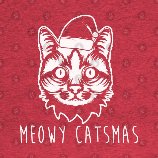 Meowy Catmas Ugly Christmas Cat by genger